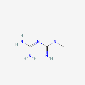Diaformin 850 mg 100 Tablet (Metformin) Kimyasal Yapısı (2 D)