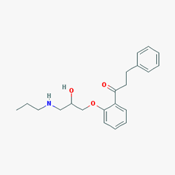 Ritmoll 150 mg 30 Tablet (Propafenon HCL) Kimyasal Yapısı (2 D)