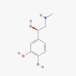 Adrenalin 0.5 mg 10 Ampül (Galen) (Adrenalin) Kimyasal Yapısı (2 D)