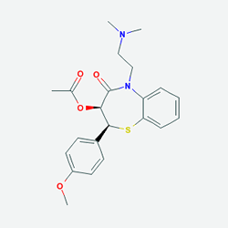 Diltizem 25 mg 1 Flakon (Diltiazem HCL) Kimyasal Yapısı (2 D)