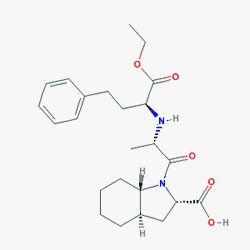 Gopten 0.5 mg 20 Kapsül (Trandolapril) Kimyasal Yapısı (2 D)