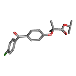 Lipofen SR 250 mg 90 Kapsül (Fenofibrat) Kimyasal Yapısı (3 D) Lipofen SR 250 mg 90 Kapsül (Fenofibrat) Kimyasal Yapısı (3 D)