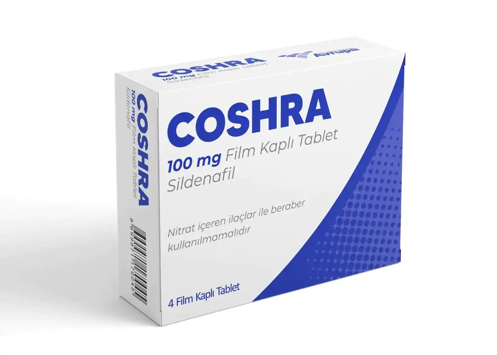 Coshra 100 mg 4 Film Kaplı Tablet