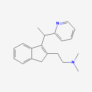 Fenistil Jel 1 mg 30 gr (Dimetinden Maleat (topikal)) Kimyasal Yapısı (2 D)