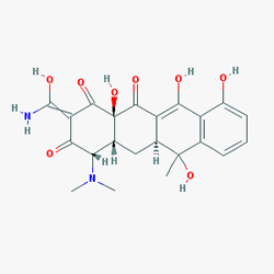 Acnedur Merhem 20 g (Tetrasiklin HCL) Kimyasal Yapısı (2 D)