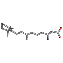 Tretin Krem 30 g (Tretinoin) Kimyasal Yapısı (3 D) Tretin Krem 30 g (Tretinoin) Kimyasal Yapısı (3 D)
