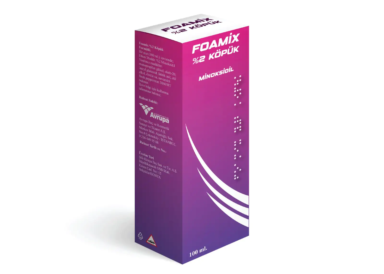 Foamix % 2 Köpük Minoksidil