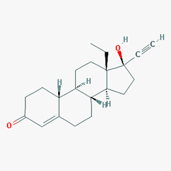 Ertes 72 1.5 mg 1 Tablet (Ertes72 ertesi gün hapı) (Levonorgestrel) Kimyasal Yapısı (2 D)