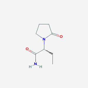 Epixx XR 750 mg 50 Tablet (Levetirasetam) Kimyasal Yapısı (2 D)