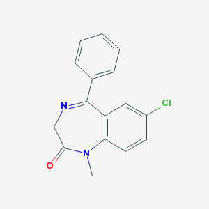 Diaksi 5 mg/2.5 ml Rektal Çözelti 5 Tüp (Diazepam) Kimyasal Yapısı (2 D)