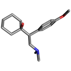 Venegis XR 75 mg 28 Kapsül (Venlafaksin) Kimyasal Yapısı (3 D) Venegis XR 75 mg 28 Kapsül (Venlafaksin) Kimyasal Yapısı (3 D)