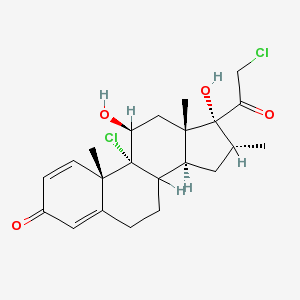 K-Allexin Burun Spreyi %0.05 140 Doz (Mometazon Furoat) Kimyasal Yapısı (2 D)