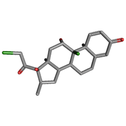K-Allexin Burun Spreyi %0.05 140 Doz (Mometazon Furoat) Kimyasal Yapısı (3 D)