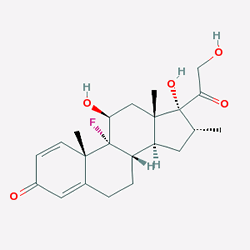 Dexa-Sine Göz Damlası 1 mg 5 ml (Deksametazon) Kimyasal Yapısı (2 D)