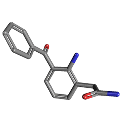 Apfecto Göz Damlası %0.3 1.7 ml (Nepafenak) Kimyasal Yapısı (3 D)