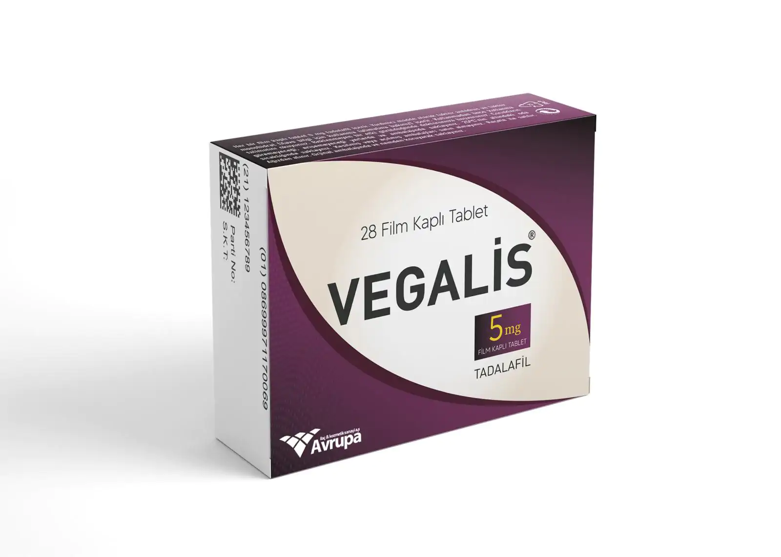 Vegalis 5 mg 28 Film Kaplı Tablet